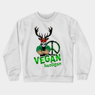 Vegan hooligan - Deer Crewneck Sweatshirt